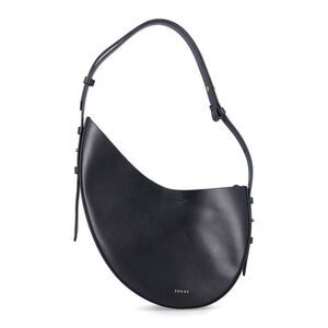 SOEUR Women's Crescent Leather Shoulder Bag Women BLACK Handbags